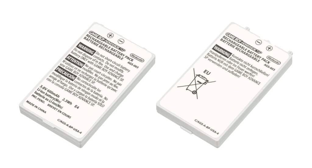Nintendo Game Boy Advance SP Battery AGS-003