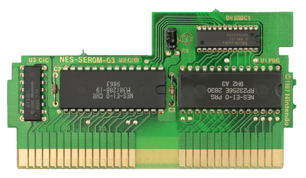 Nintendo NES Game Cartridge Board